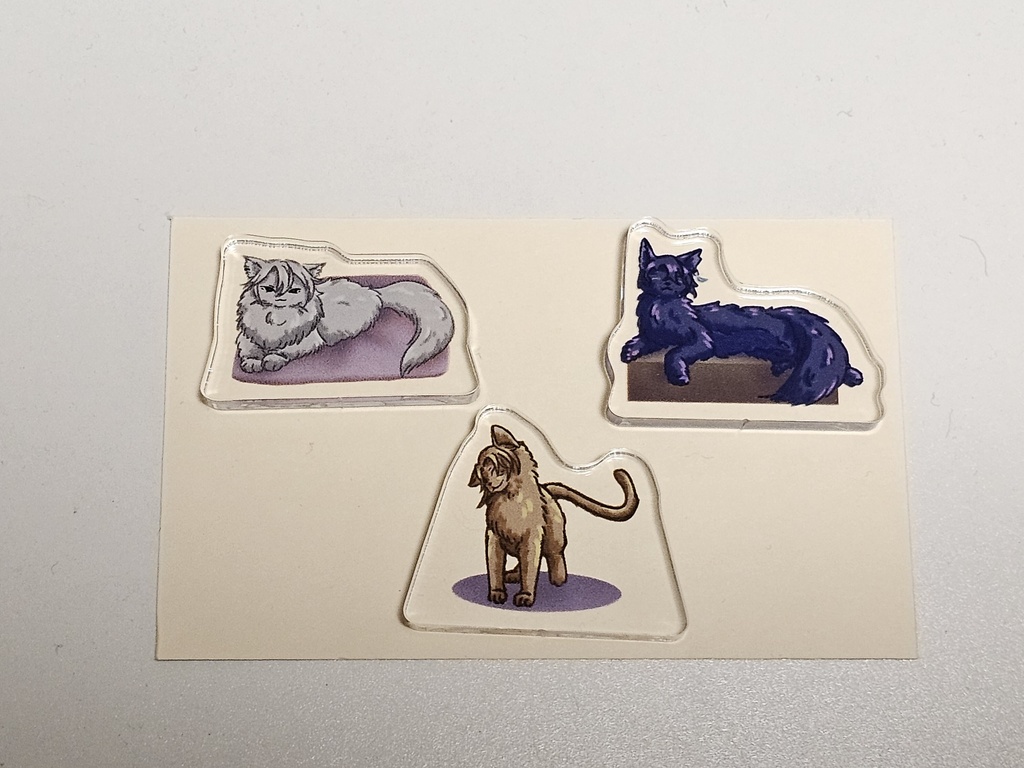 18trip 猫化自立アクリルブロック