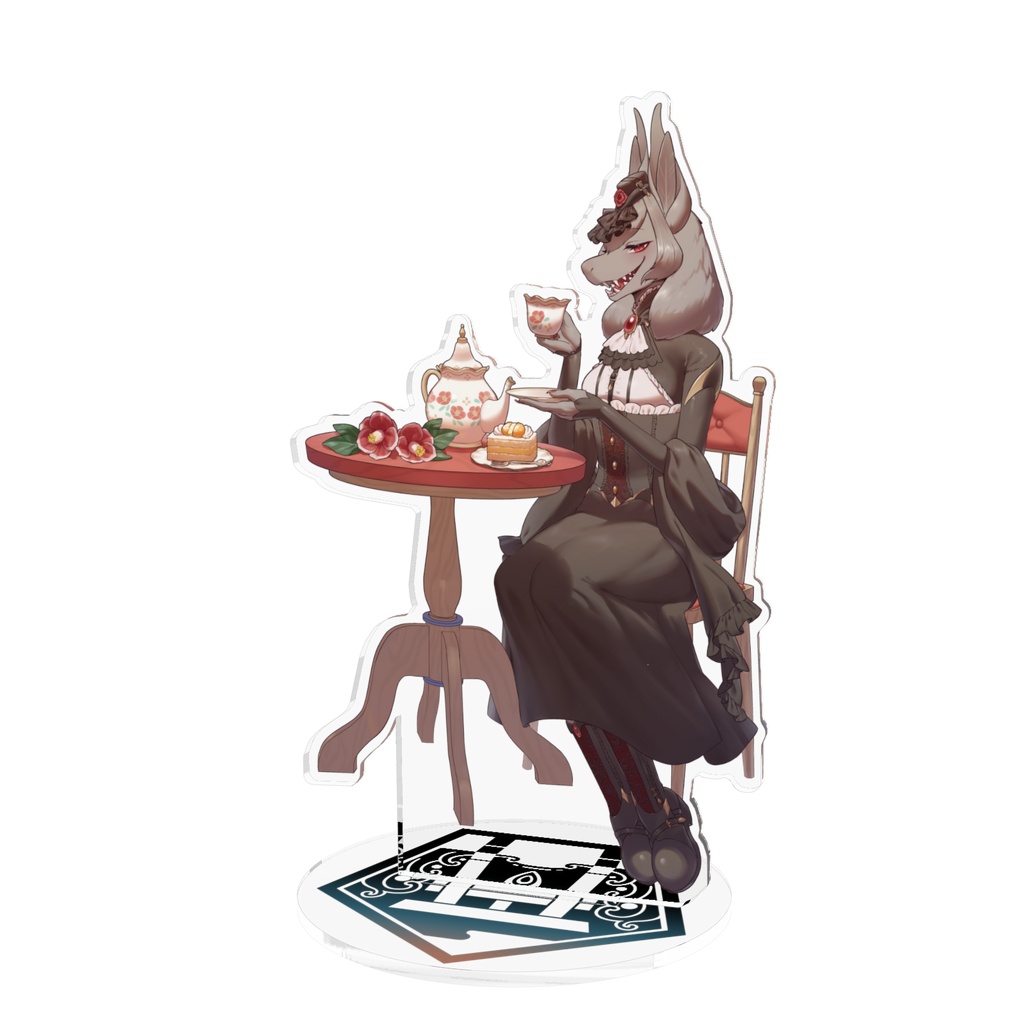 蝙蝠さんアクリルフィギュア~お茶会~