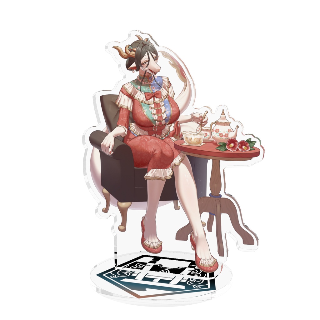 しらたまさんアクリルフィギュア~お茶会~