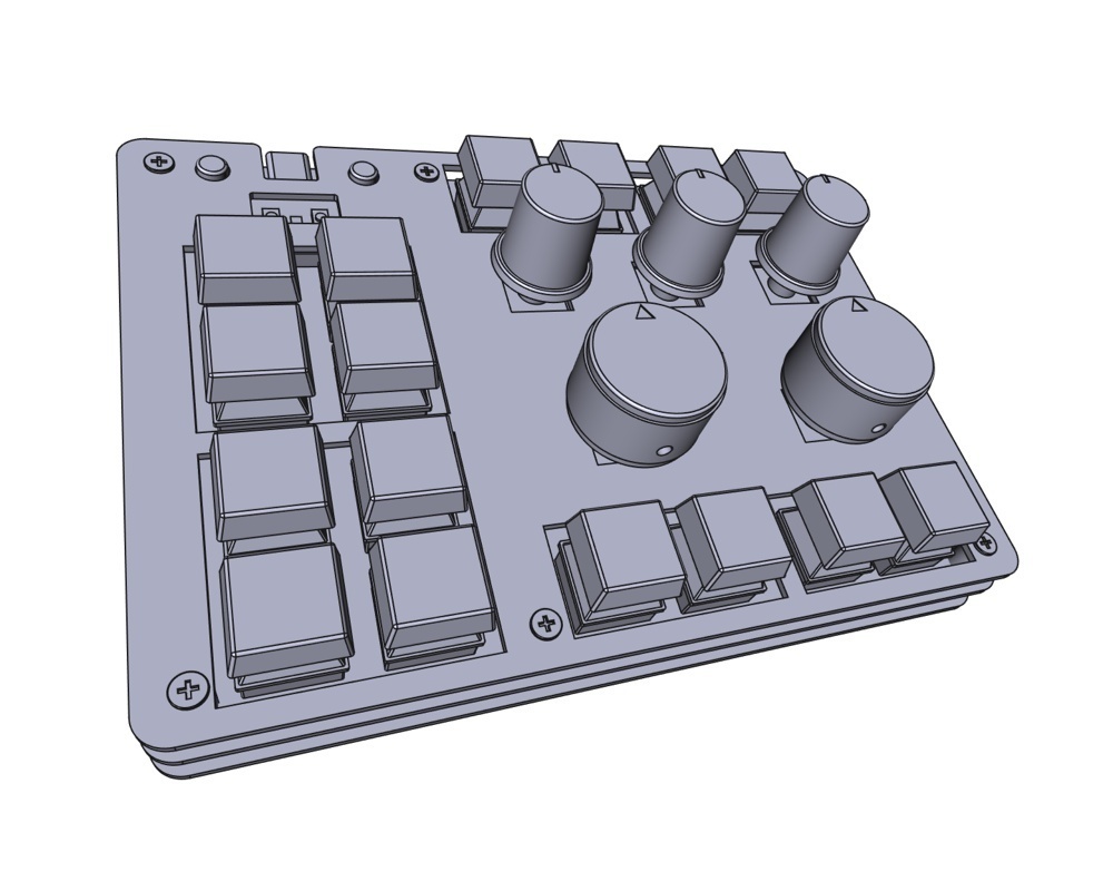 クリエイター向け左手デバイス「DIABLO」