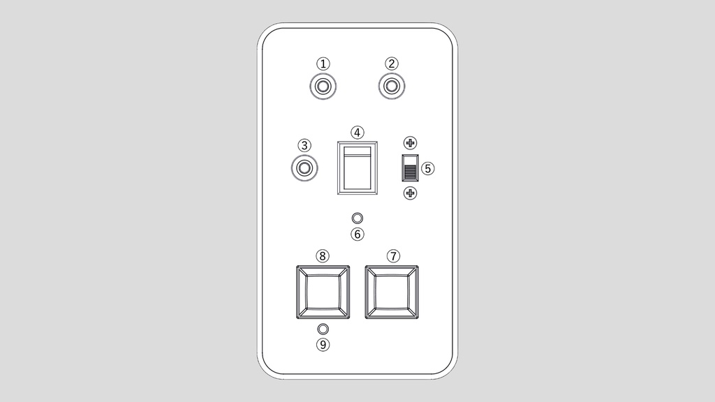 マイクロフォン ミュート&トーク スイッチボックス MJ版 「みゅ~と~君」(仮名)
