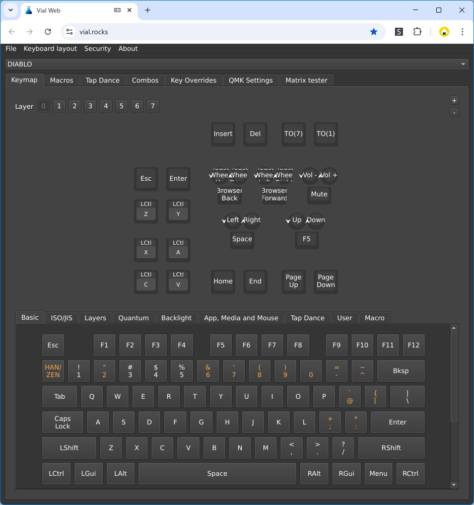 クリエイター向けマクロパッド「DIABLO」試作版