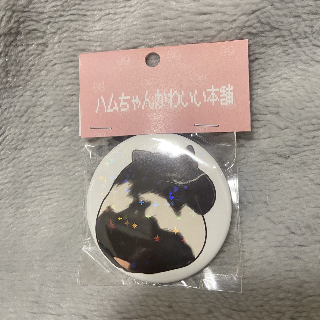 缶バッジ　もちもちブラックバンデット