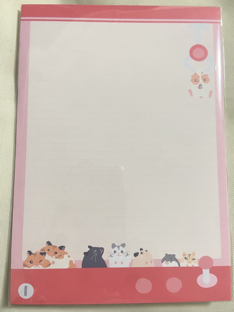 𝙘𝙪𝙩𝙚♡ハムちゃんレターセット