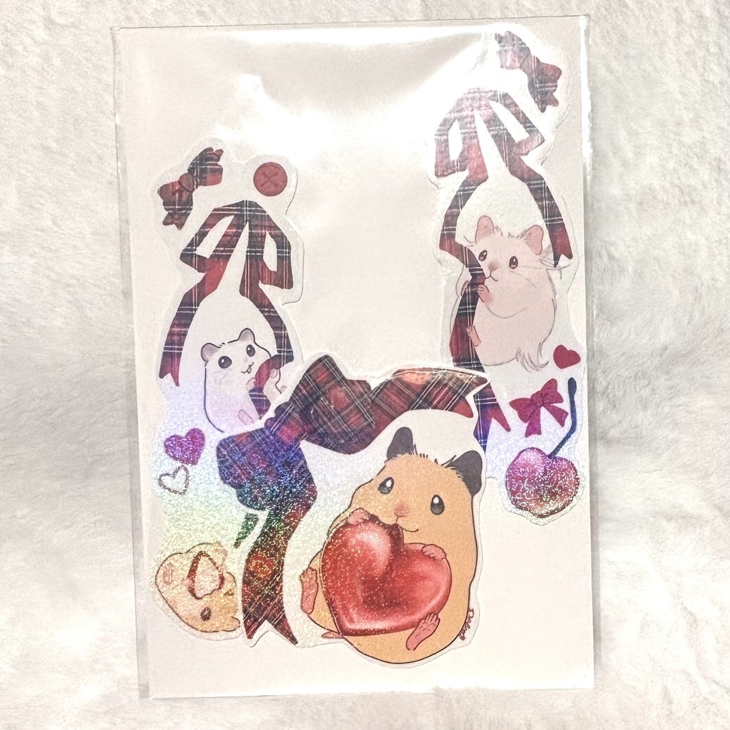 かわいい=ハムスター ステッカーセット