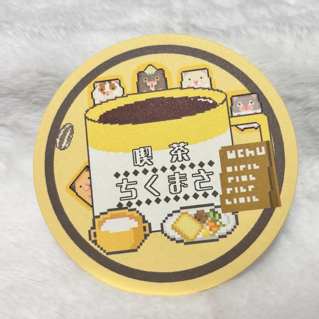 喫茶ちくまさコースター