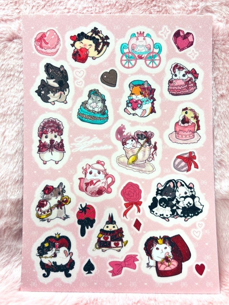 ロリィタハムスター シール