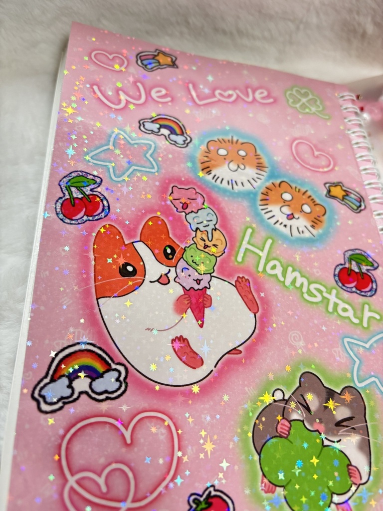 超かわいい♡ハムちゃんシール帳