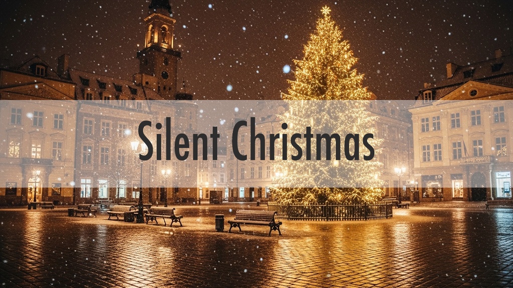Silent Christmas ― 灯りと静けさが包む冬の街の背景集（50枚）