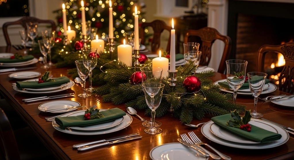 Silent Christmas ― 灯りと静けさが包む冬の街の背景集(50枚)