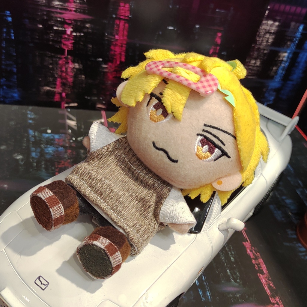ぬい重ね着風カットソー