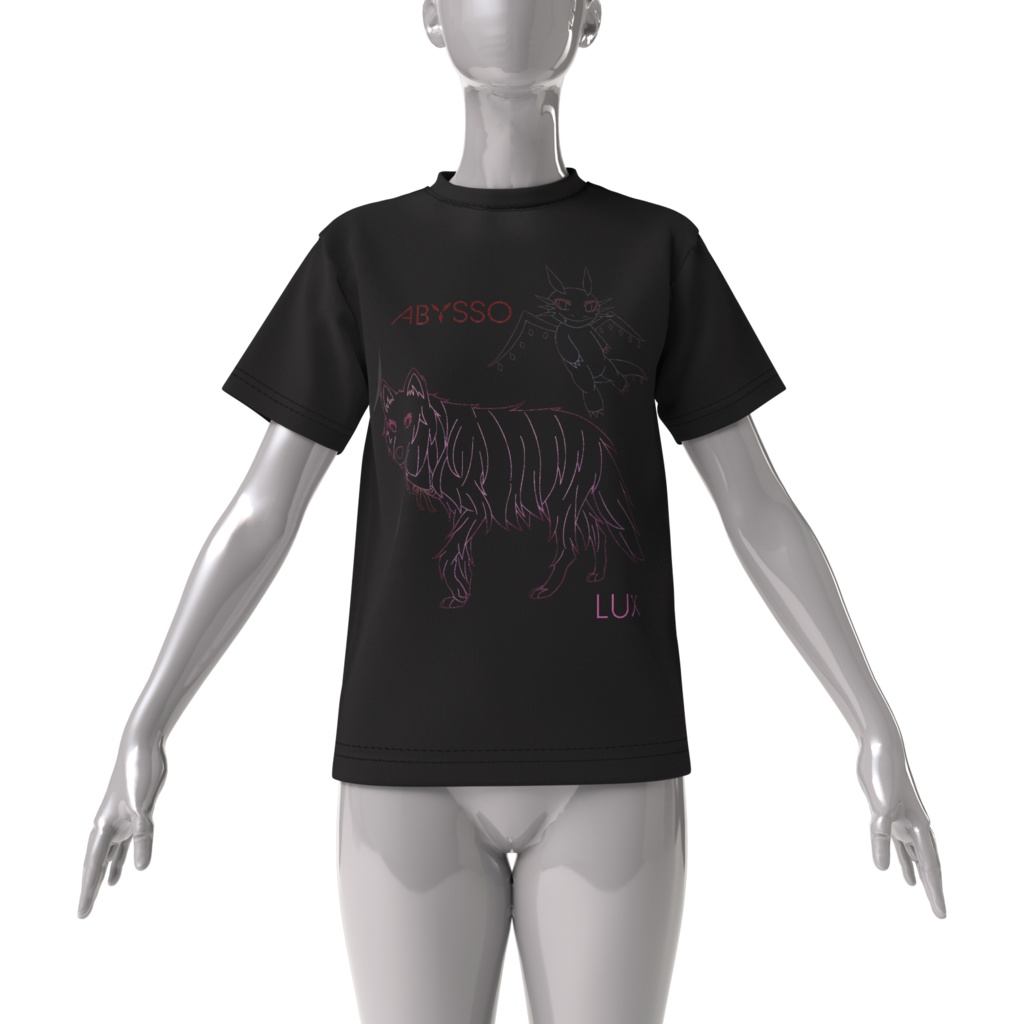 あびるく ビッグシルエットTシャツ