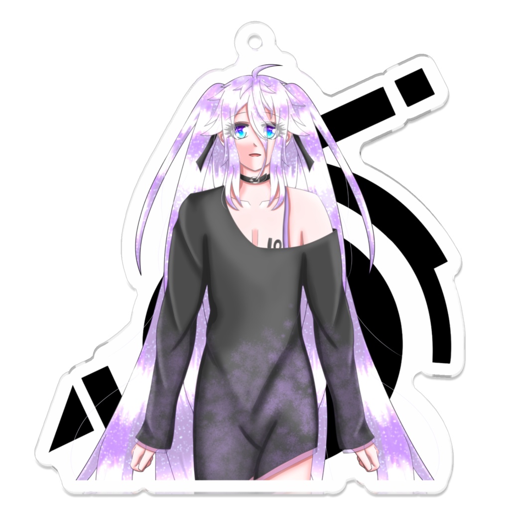 IO アクリルキーホルダー