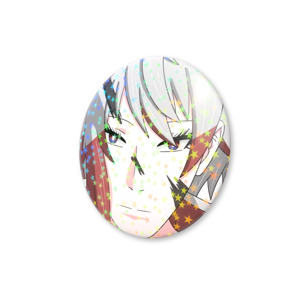 ホログラム缶バッジ