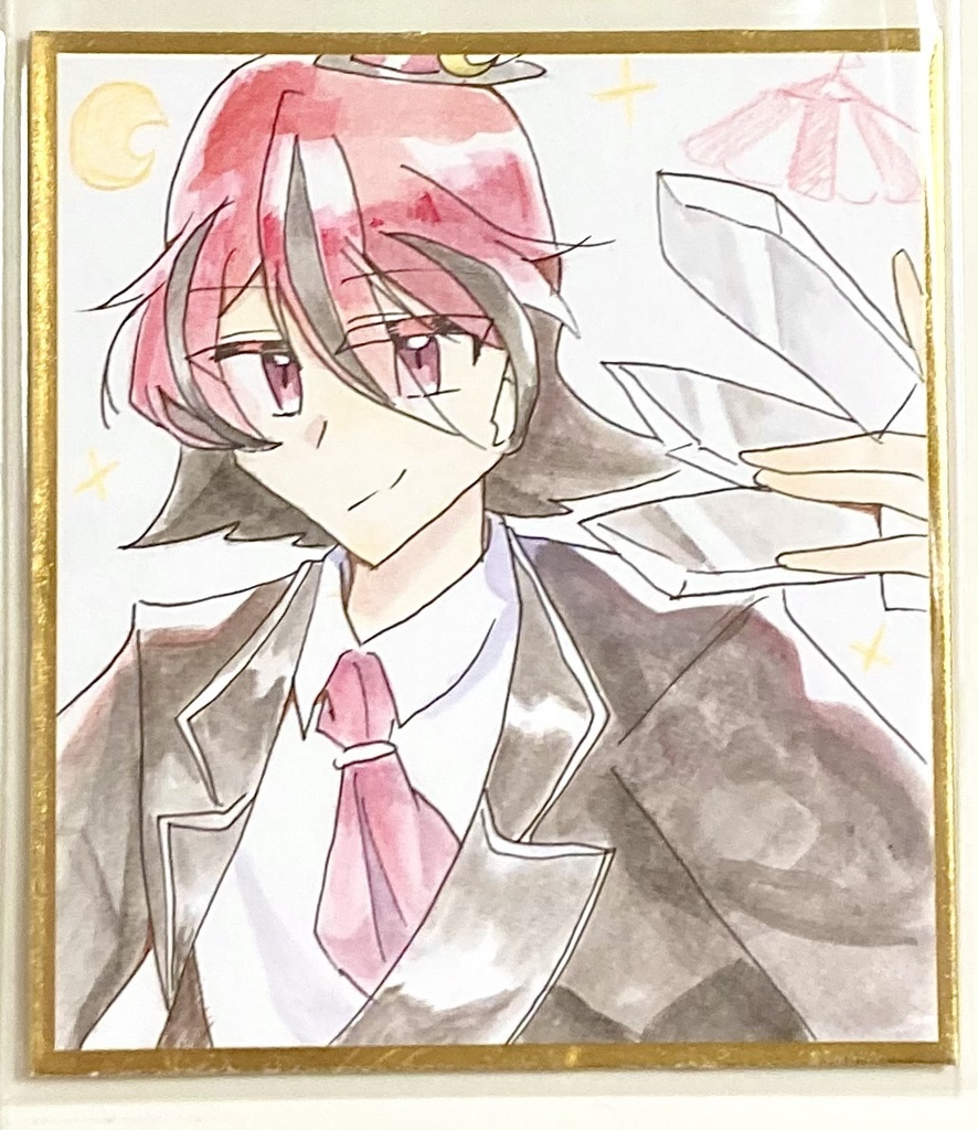 ロロ-描き下ろし色紙