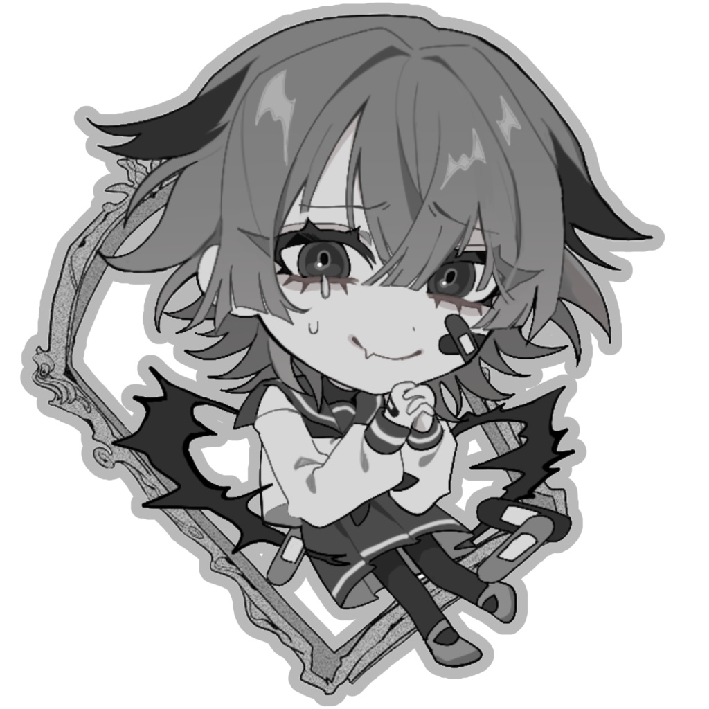 【SOLD OUT】ヴィレちゃんの5cmアクキー(Acrylic Keychain of Ville-chan)