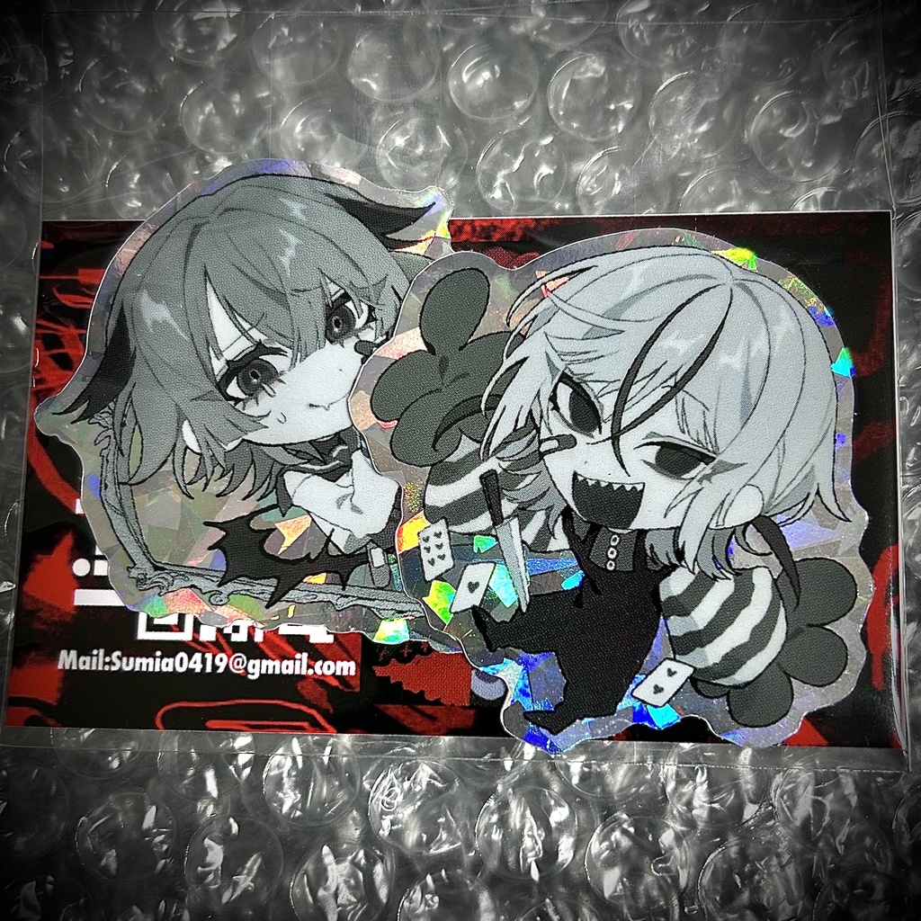 ヴィレくん×ヴィレちゃん の キラキラステッカーセット(A SET) Stickers Set of Ville-kun & Ville-chan