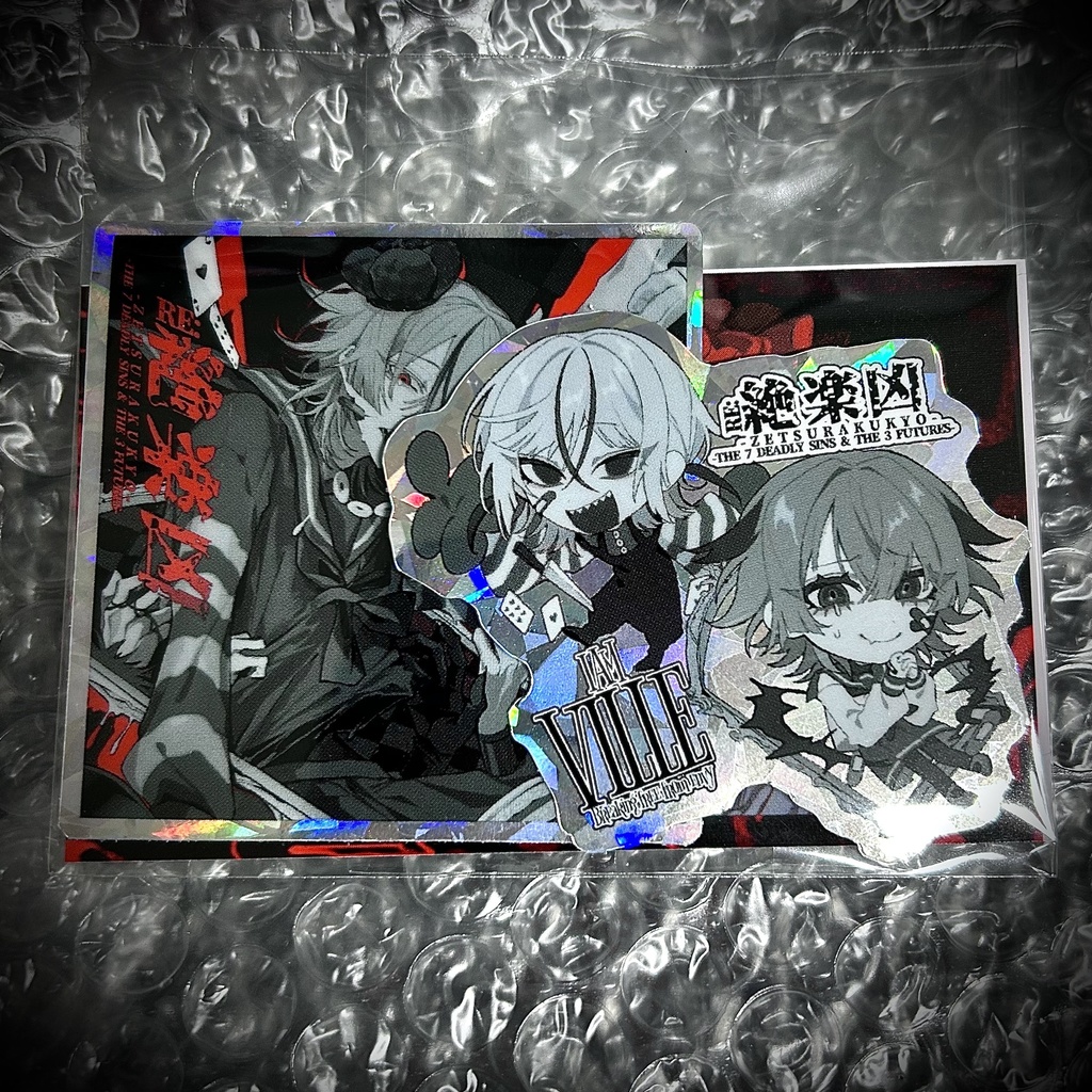 ヴィレくん×ヴィレちゃん の キラキラステッカーセット(B SET) Stickers Set of Ville-kun & Ville-chan