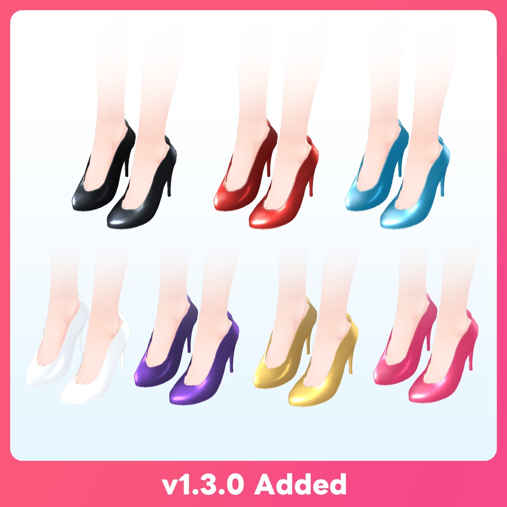 【#VRoid 全7色 逆逆バニー】半透明バニーガール Translucent Bunny Girl