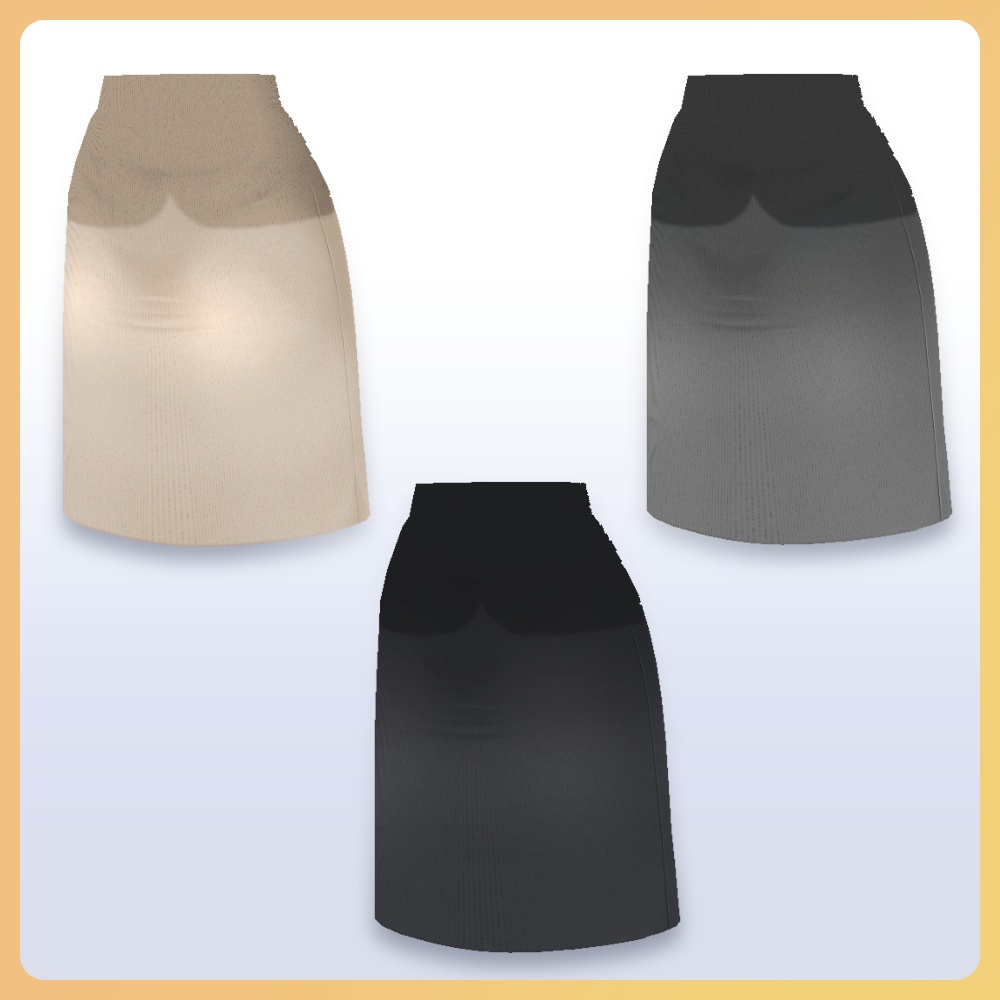 【#VRoid 】丈が選べるOL制服セットB Office Worker Uniform B