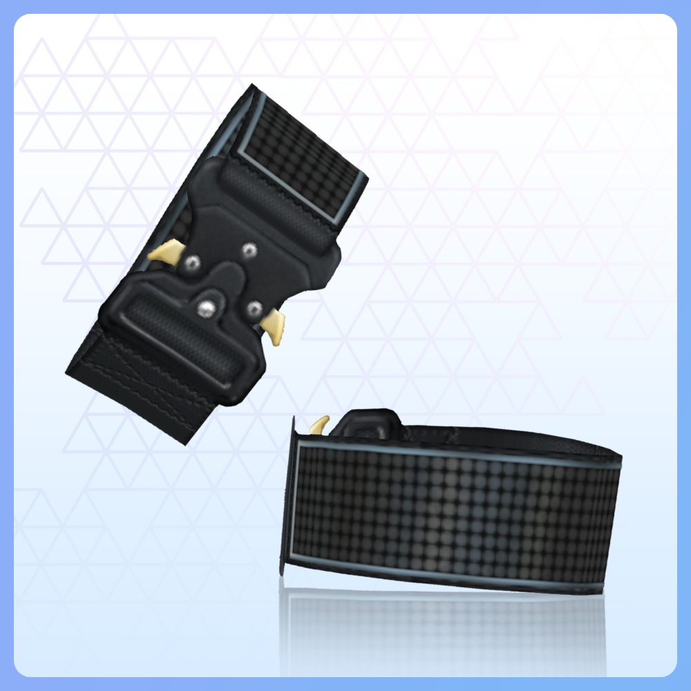 【#VRoid 9色 表示部編集可】ドットマトリクス アームバンド LED Armband