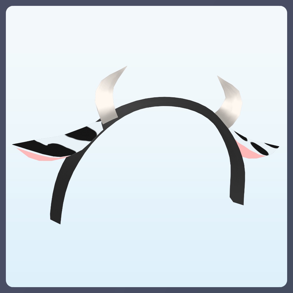 【#VRoid 】牛柄ビキニ Cow Bikini Swinwear