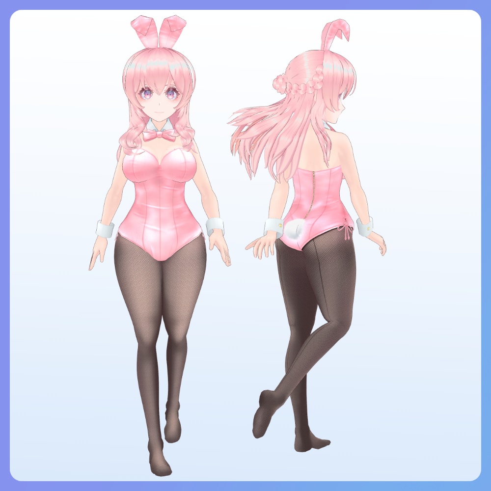 【#VRoid 】淡色バニーガール パステル Bunny Girl Pastel