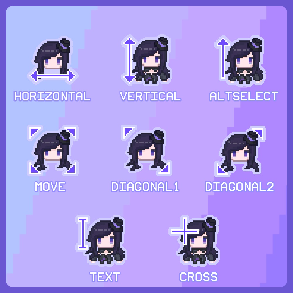 【FREE】かしちゃん マウスカーソル Kashi-Chan MouseCursors