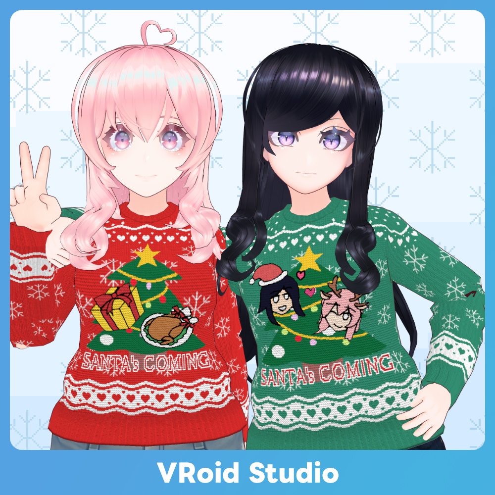 【#VRoid FREE】アグリークリスマスセーター '23 ugly christmas sweater