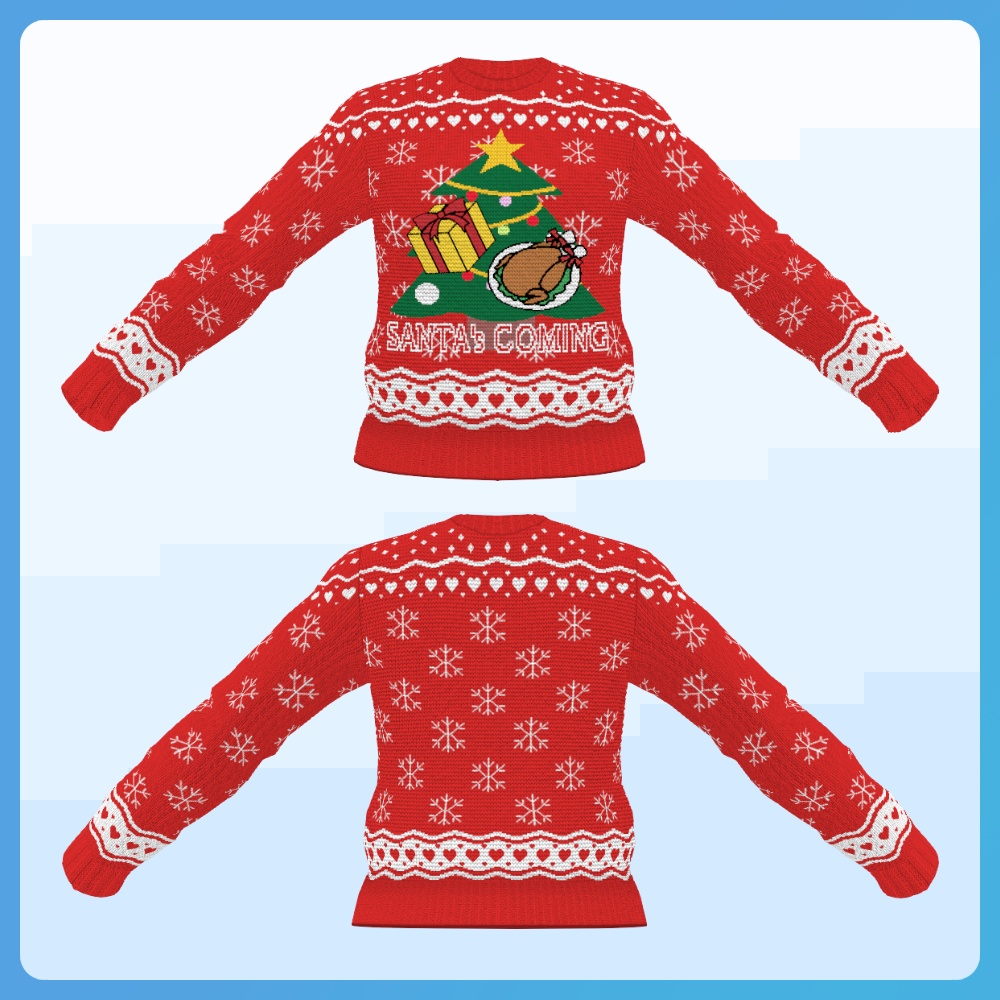 【#VRoid FREE】アグリークリスマスセーター '23 ugly christmas sweater