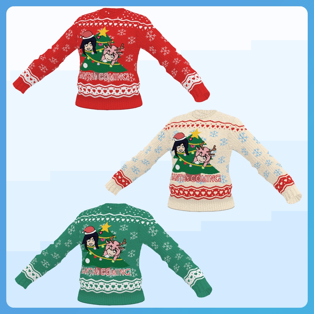 【#VRoid FREE】アグリークリスマスセーター '23 ugly christmas sweater