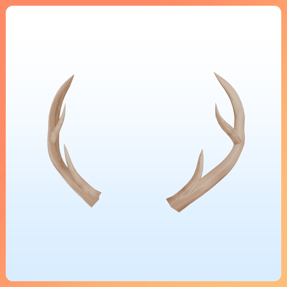 【VRoid】しかのつの Deer antlers