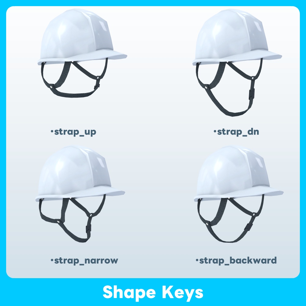 【FBX GLB XWear 13Color】セーフティ ヘルメット Colored Safety Helmet