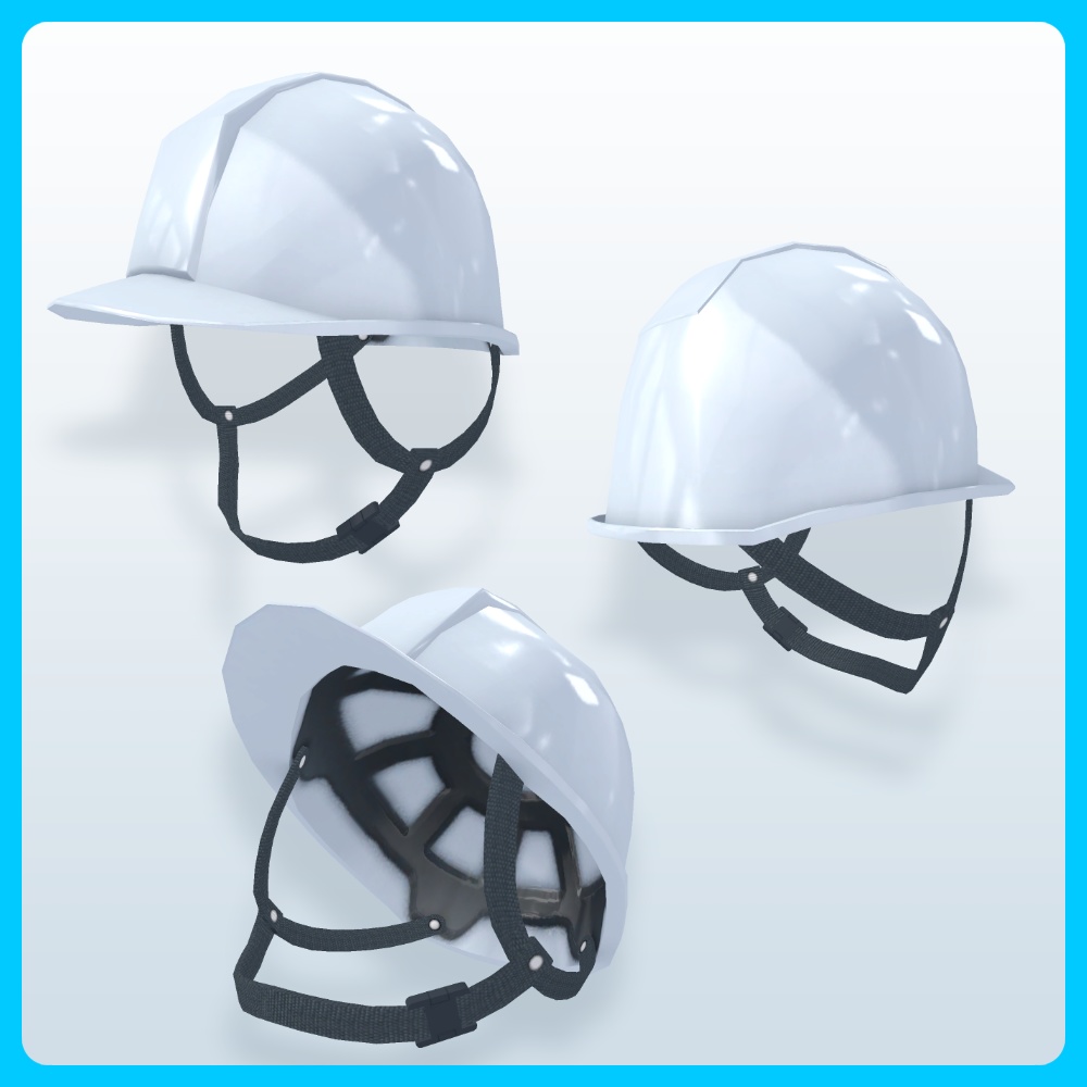 【FBX GLB XWear 13Color】セーフティ ヘルメット Colored Safety Helmet