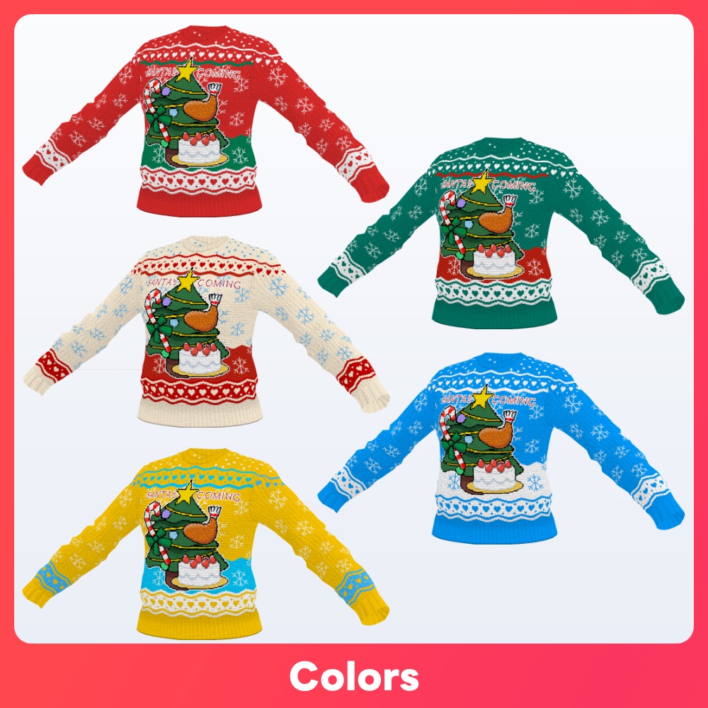 【#VRoid】アグリークリスマスセーター '24 ugly christmas sweater