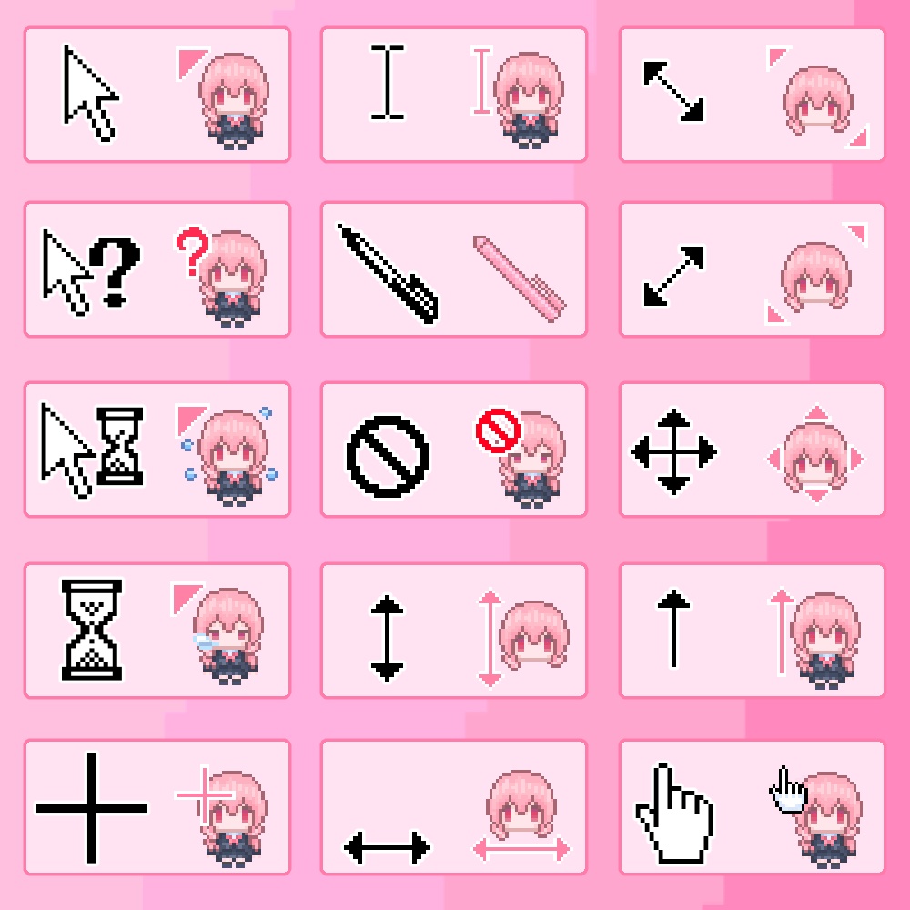 【FREE】ぺろちゃん マウスカーソル Pero-Chan MouseCursors