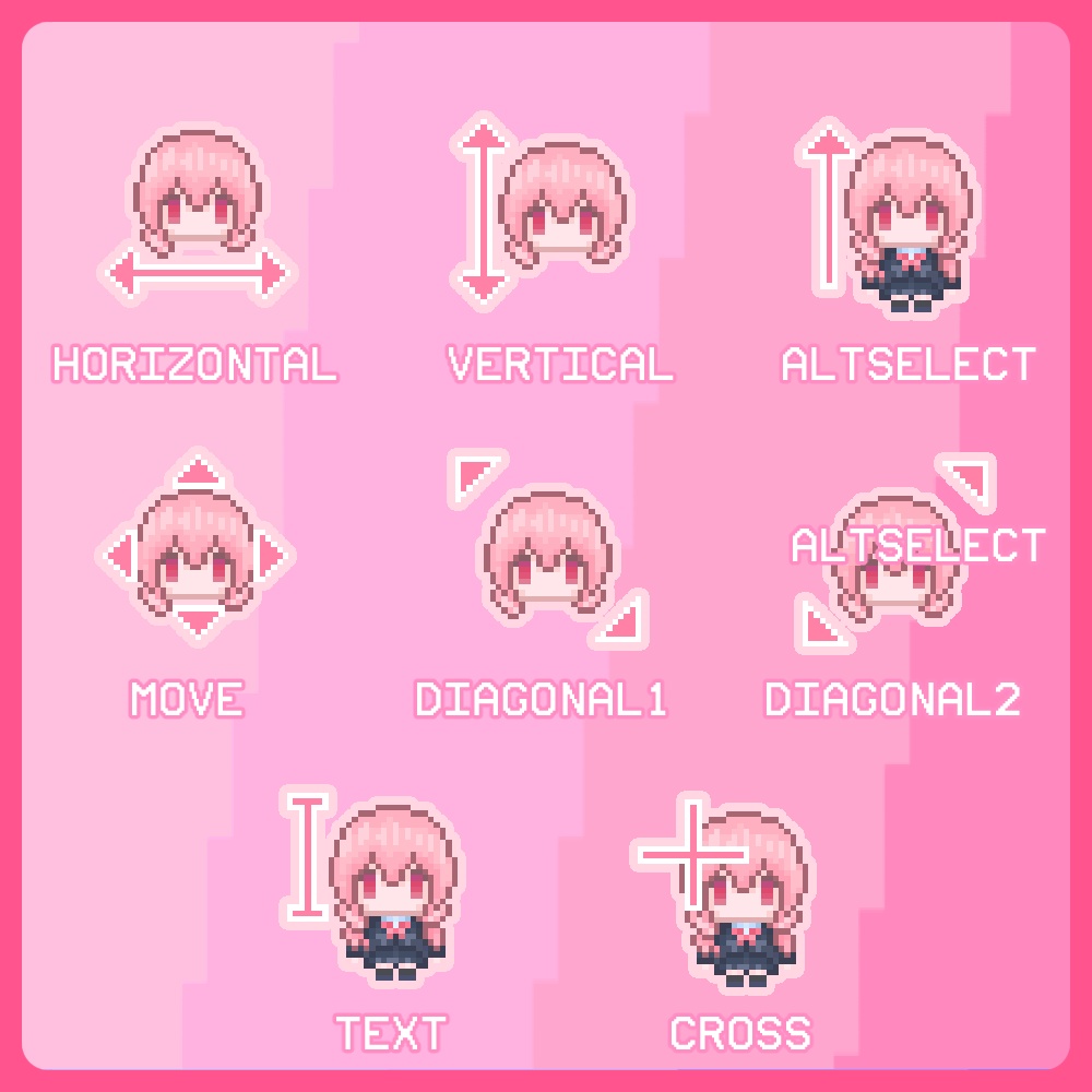 【FREE】ぺろちゃん マウスカーソル Pero-Chan MouseCursors