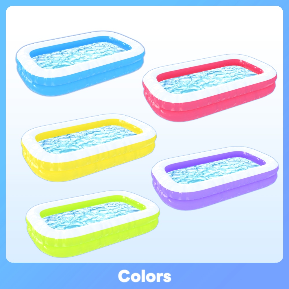 【VRC FBX GLB】ビニールプール スクエア Kiddie pool square