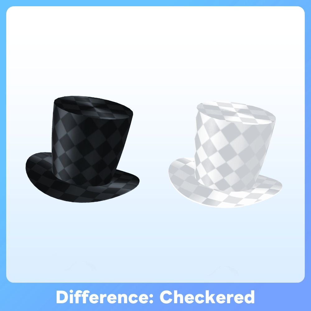 【VRoid アクセサリー】エレガント シルクハット Elegant Top Hat for VRoid