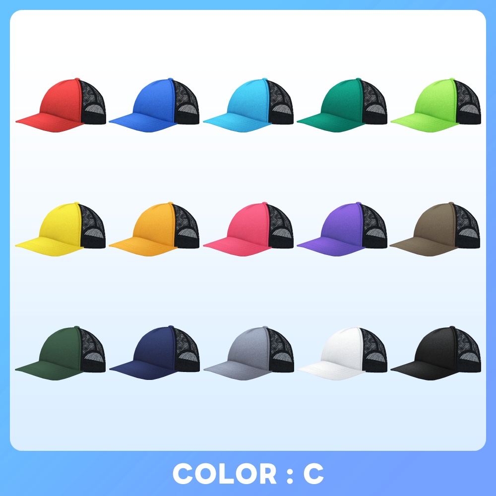 【VRoid アクセサリー】メッシュキャップ ベーシック Basic Trucker Cap