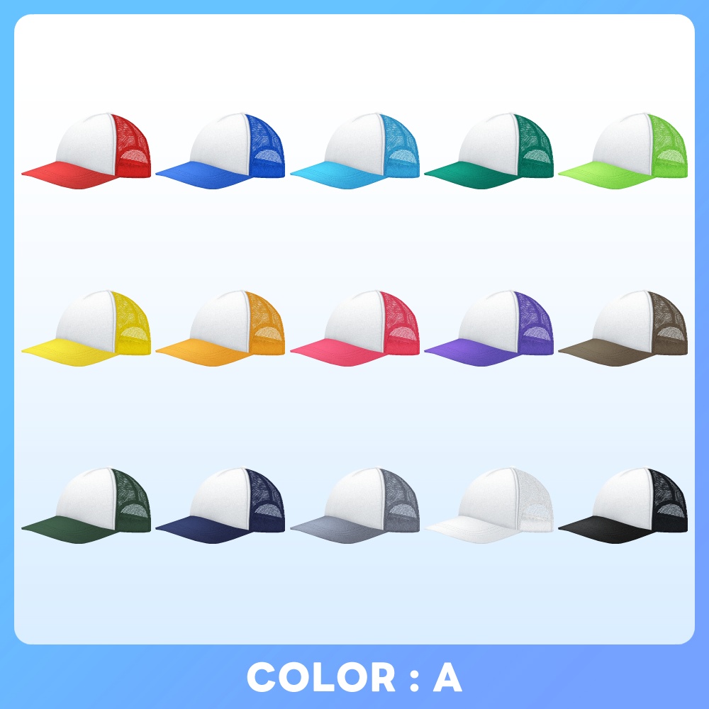 【VRoid アクセサリー】メッシュキャップ ベーシック Basic Trucker Cap