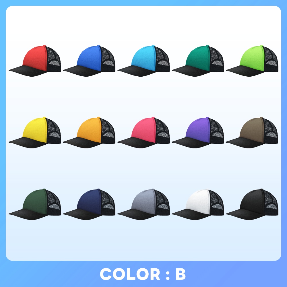 【VRoid アクセサリー】メッシュキャップ ベーシック Basic Trucker Cap