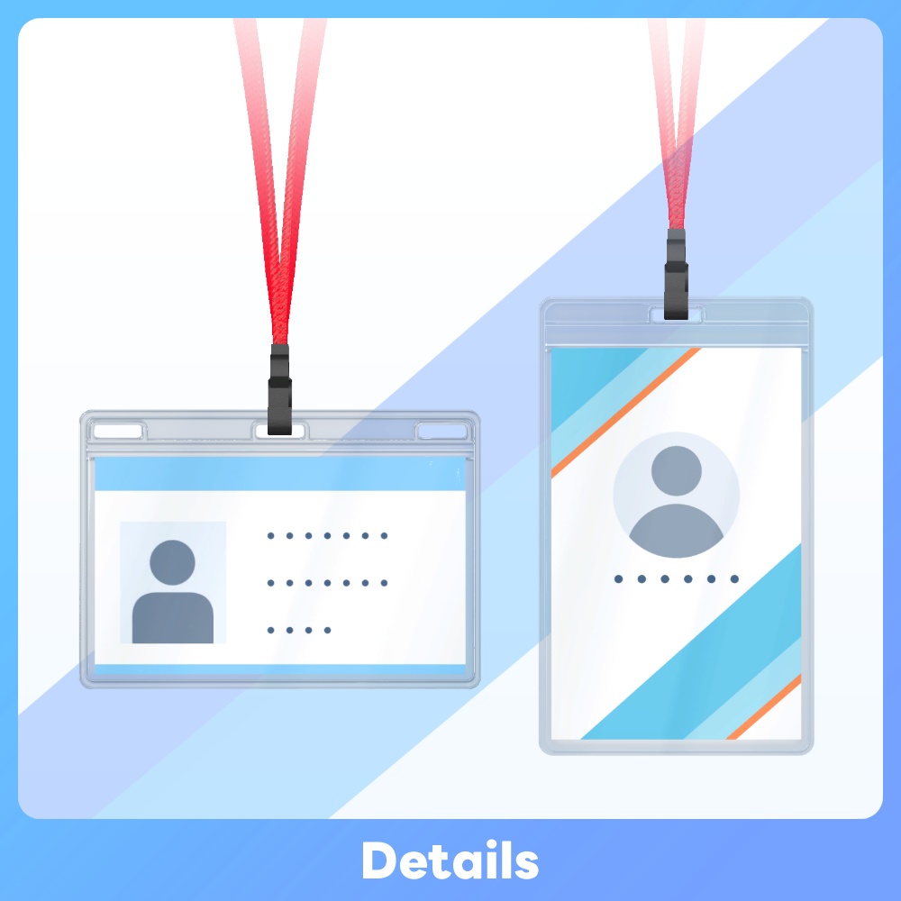 【VRC VRM XWear 縦横】ユニバーサル・カードストラップ Universal Card Strap