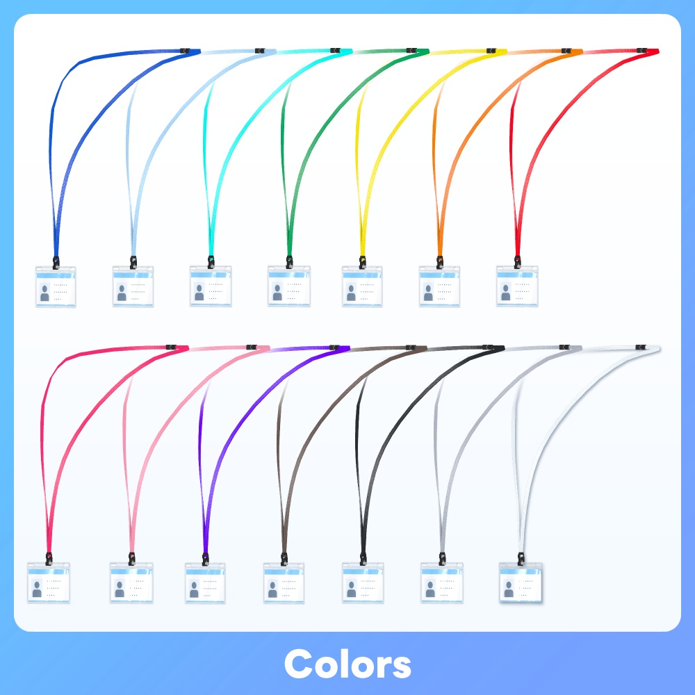 【VRC VRM XWear 縦横】ユニバーサル・カードストラップ Universal Card Strap