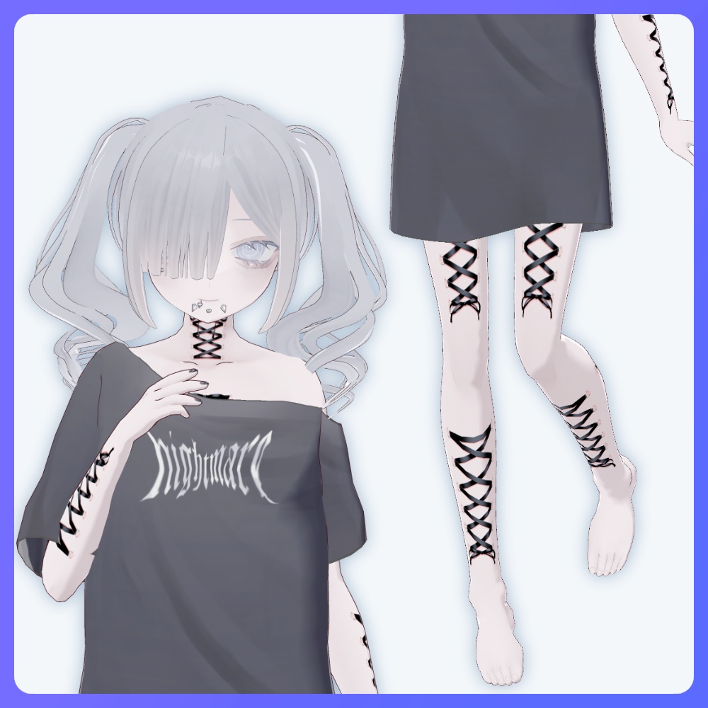 【VRoid 24Color】コルセットピアス コレクション/Corset Piercing Collection
