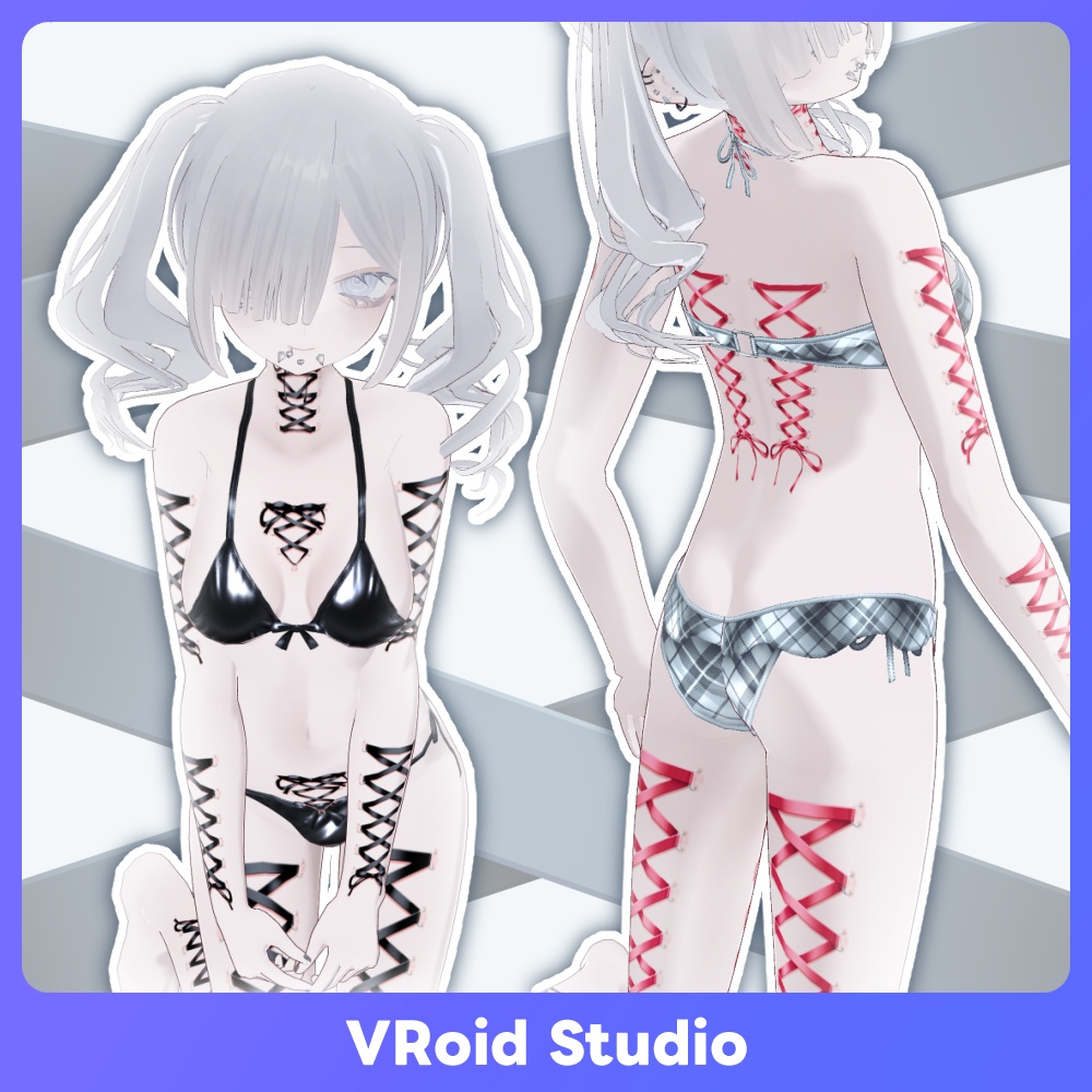 【VRoid 24Color】コルセットピアス コレクション／Corset Piercing Collection