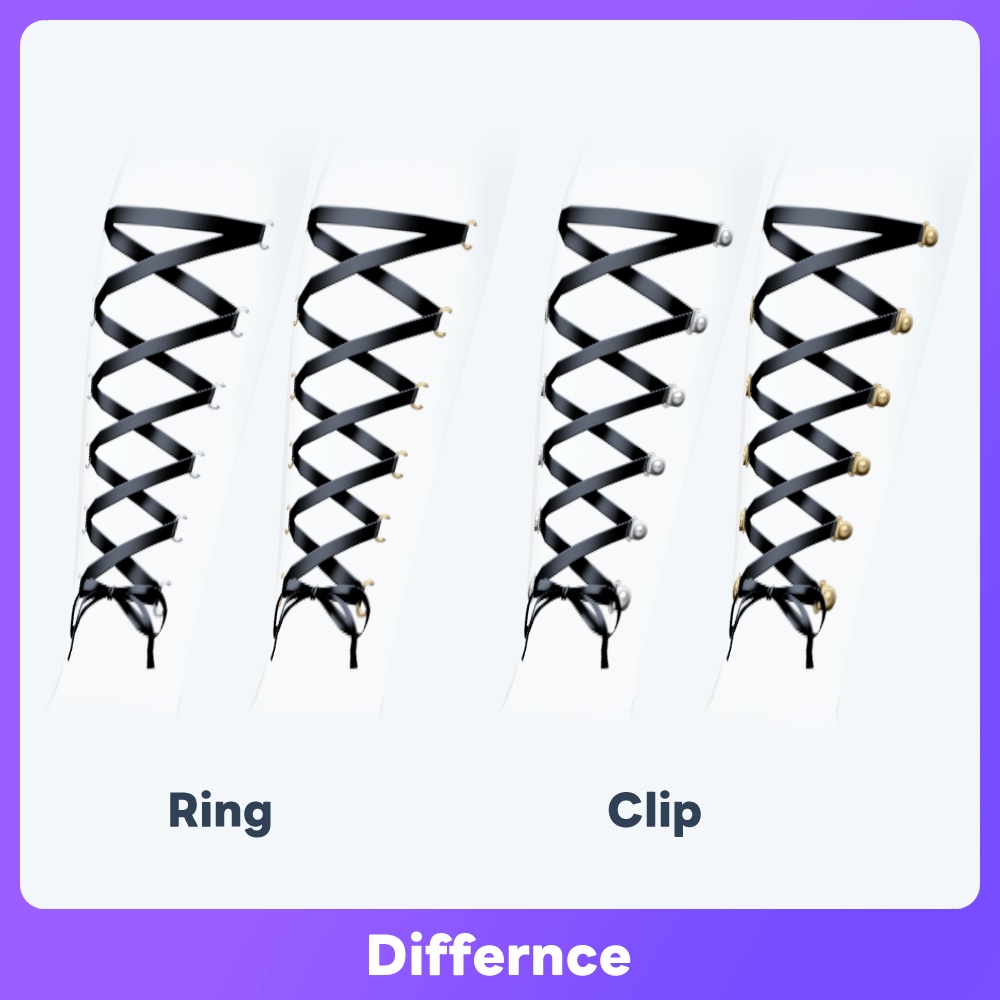 【VRoid 24Color】コルセットピアス コレクション/Corset Piercing Collection
