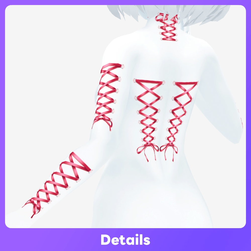 【VRoid 24Color】コルセットピアス コレクション/Corset Piercing Collection