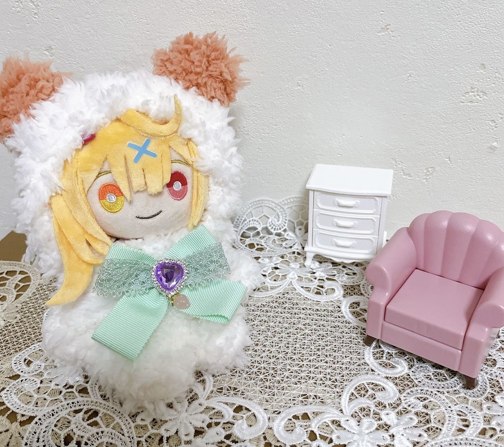 【16㎝】ぬい服 着ぐるみ クマ耳