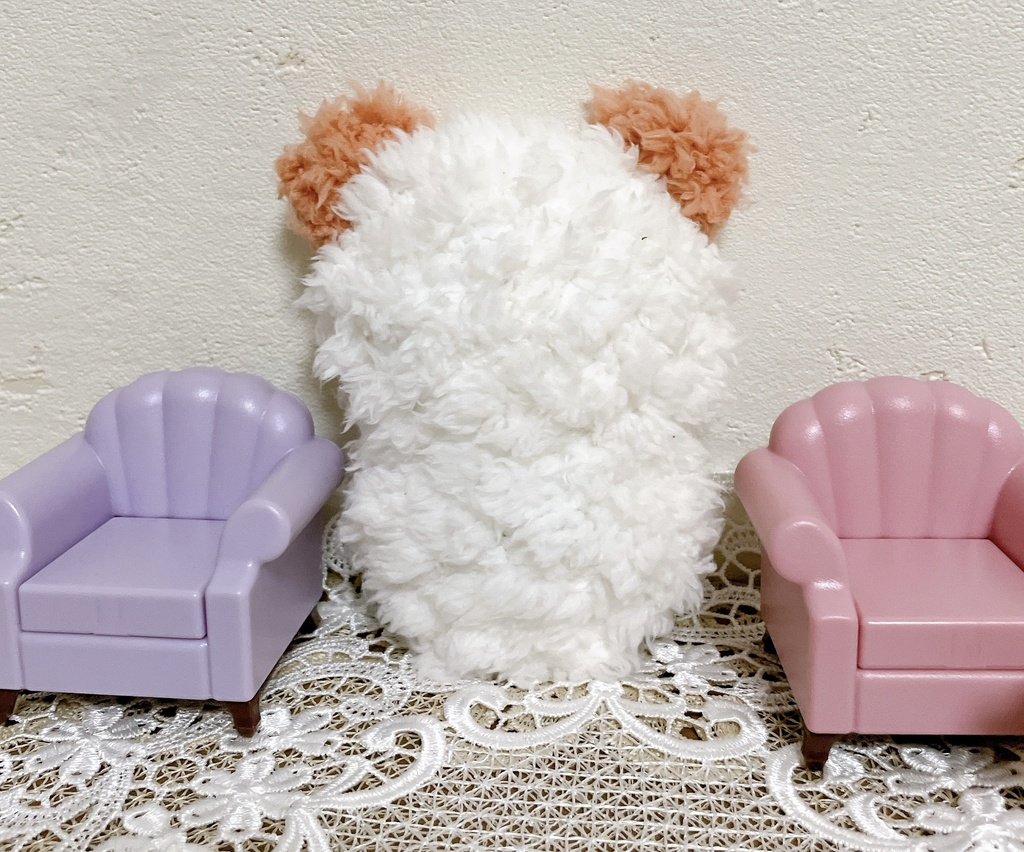 【10㎝】ぬい服 着ぐるみ クマ耳